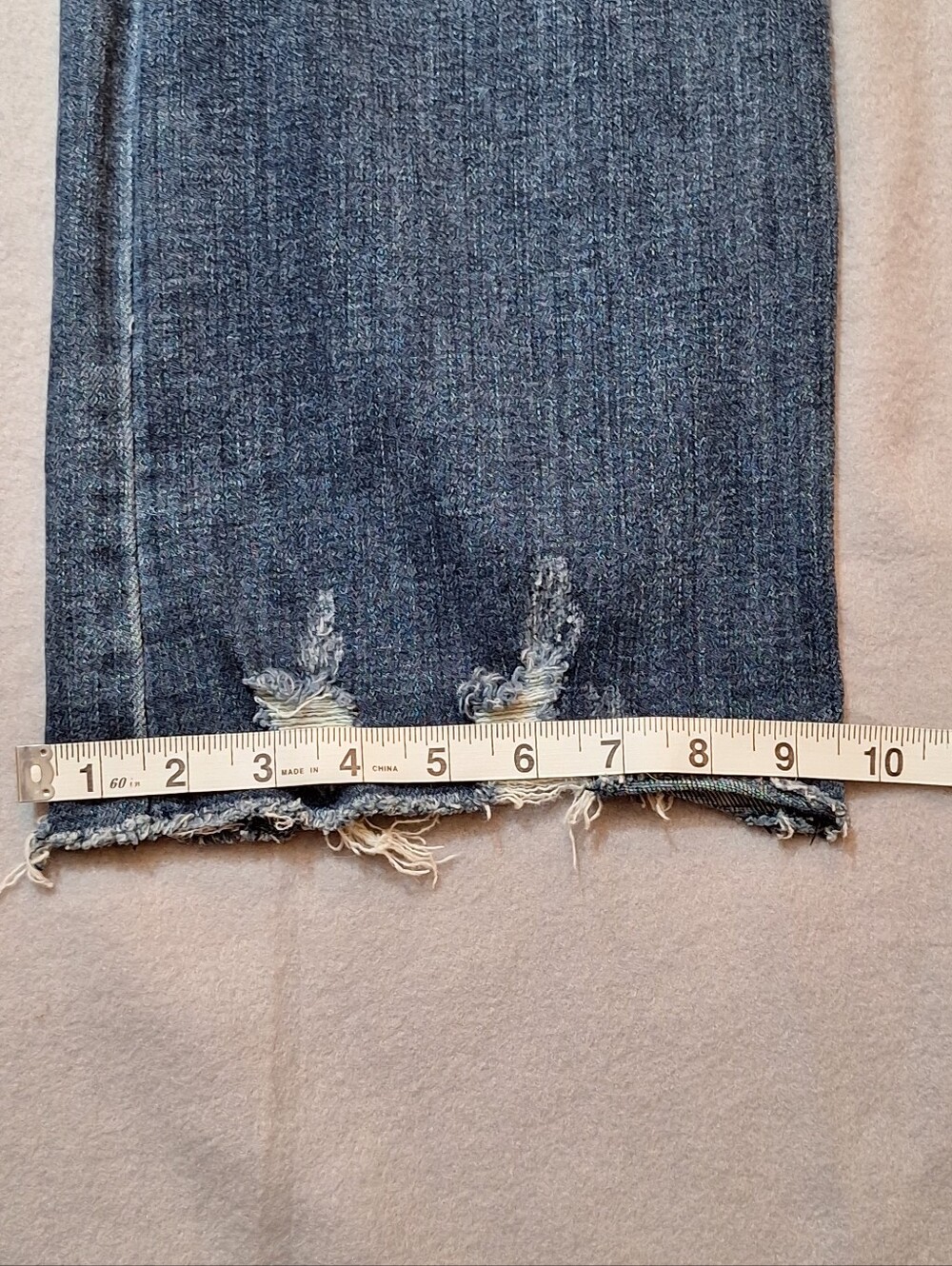 Judy Blue 5 Pocket Dark Wash Distressed High-Rise Slim Boot Cut Denim Jeans 20W - Picture 8 of 15